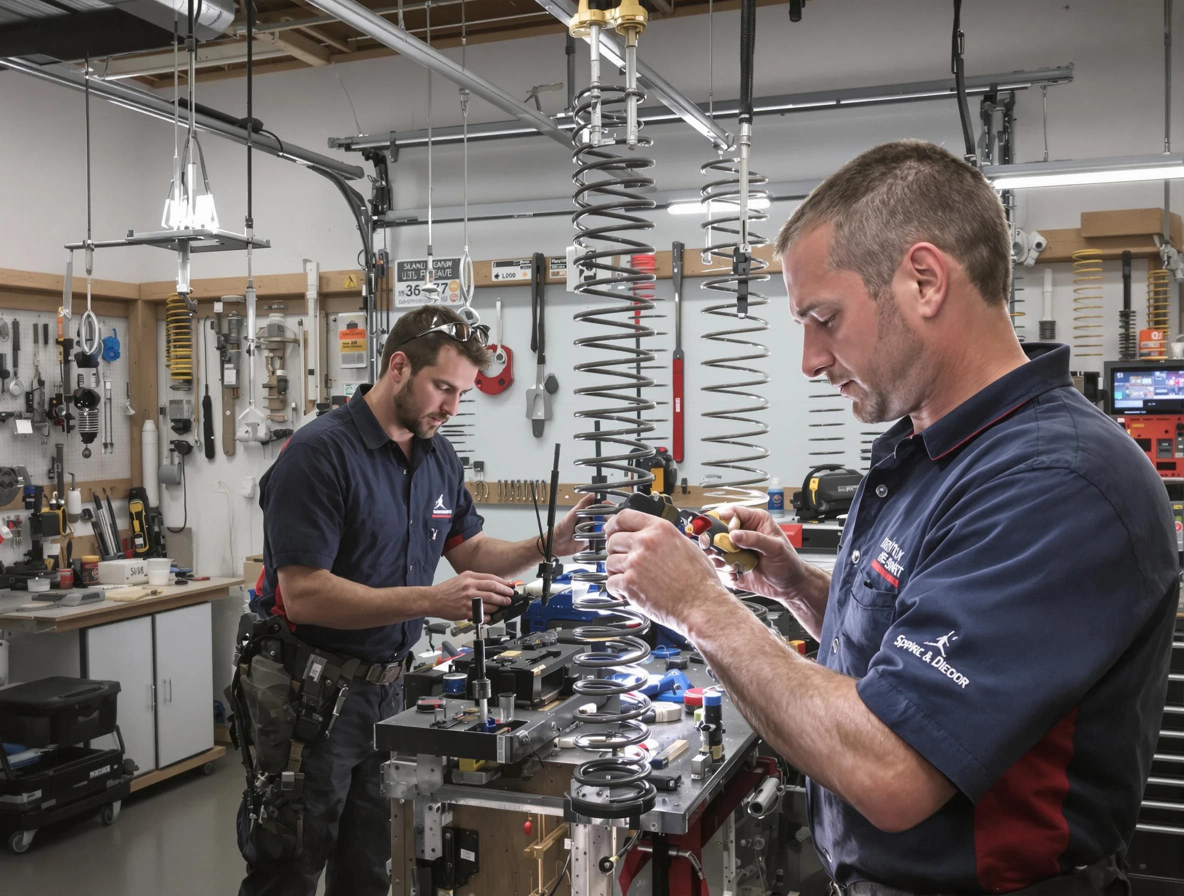 Garage door spring repair service by Miami Garage Door Repair in Miami