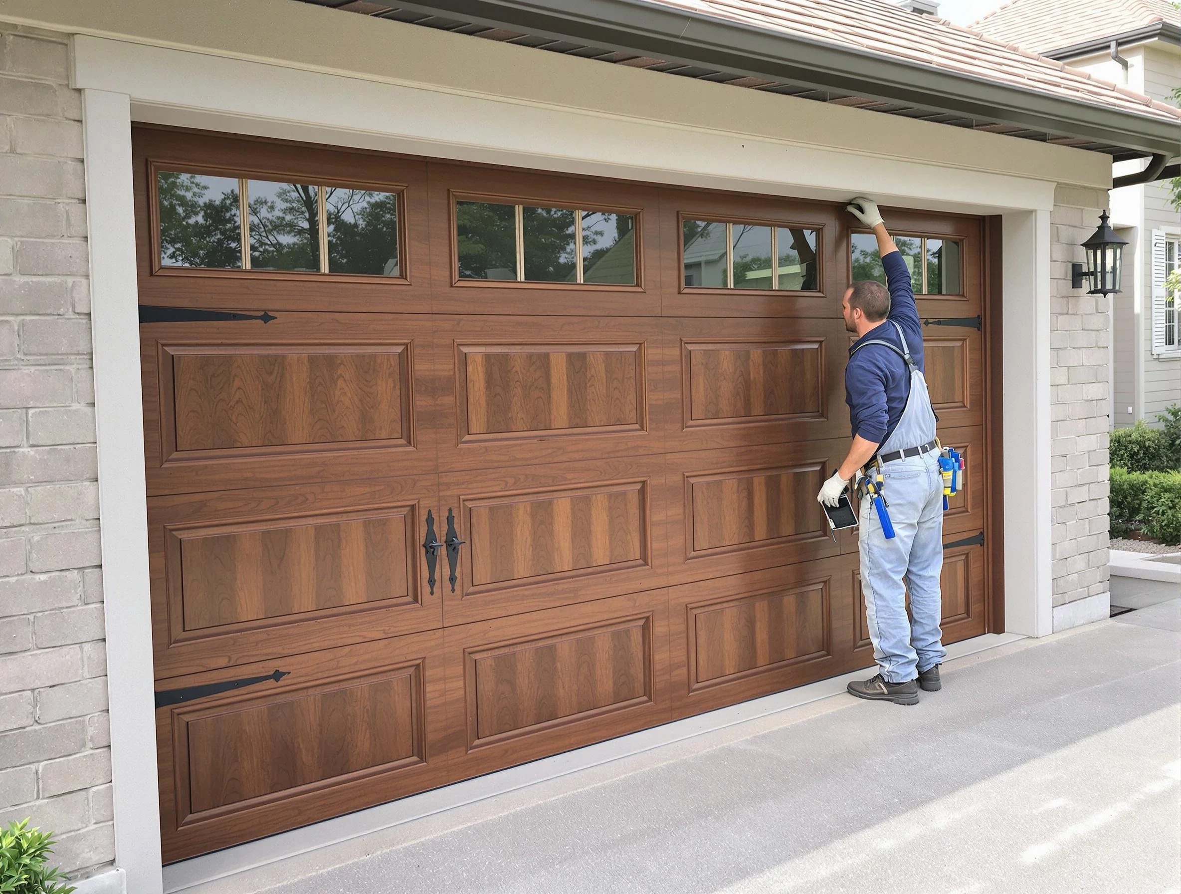 Custom garage door showcase by Miami Garage Door Repair in Miami