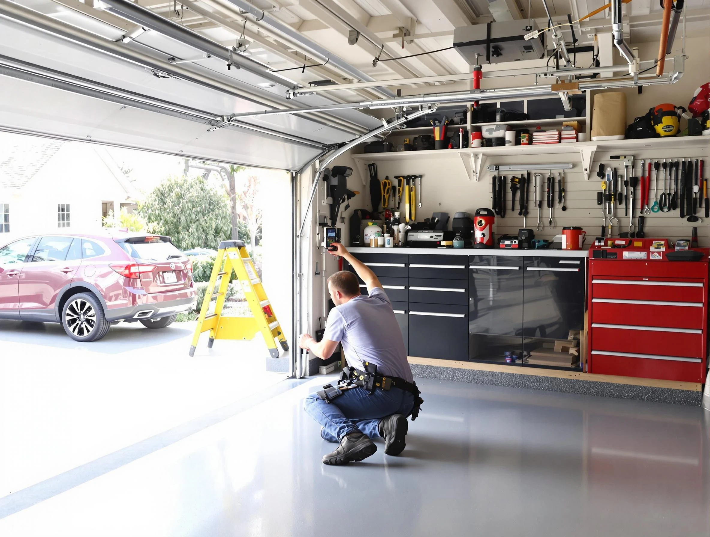 Local garage door repair service by Miami Garage Door Repair in Miami