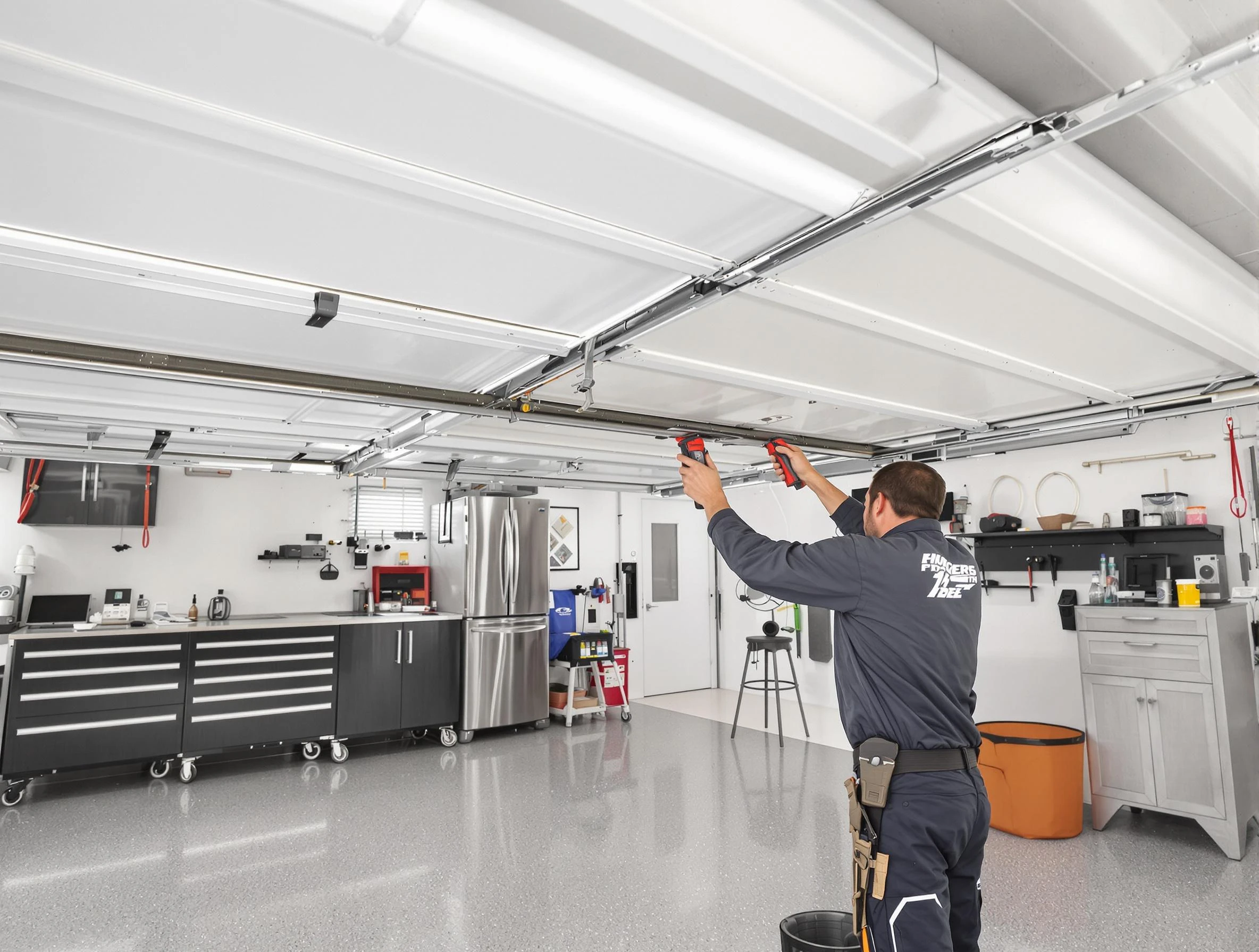 Overhead garage door repair service by Miami Garage Door Repair in Miami