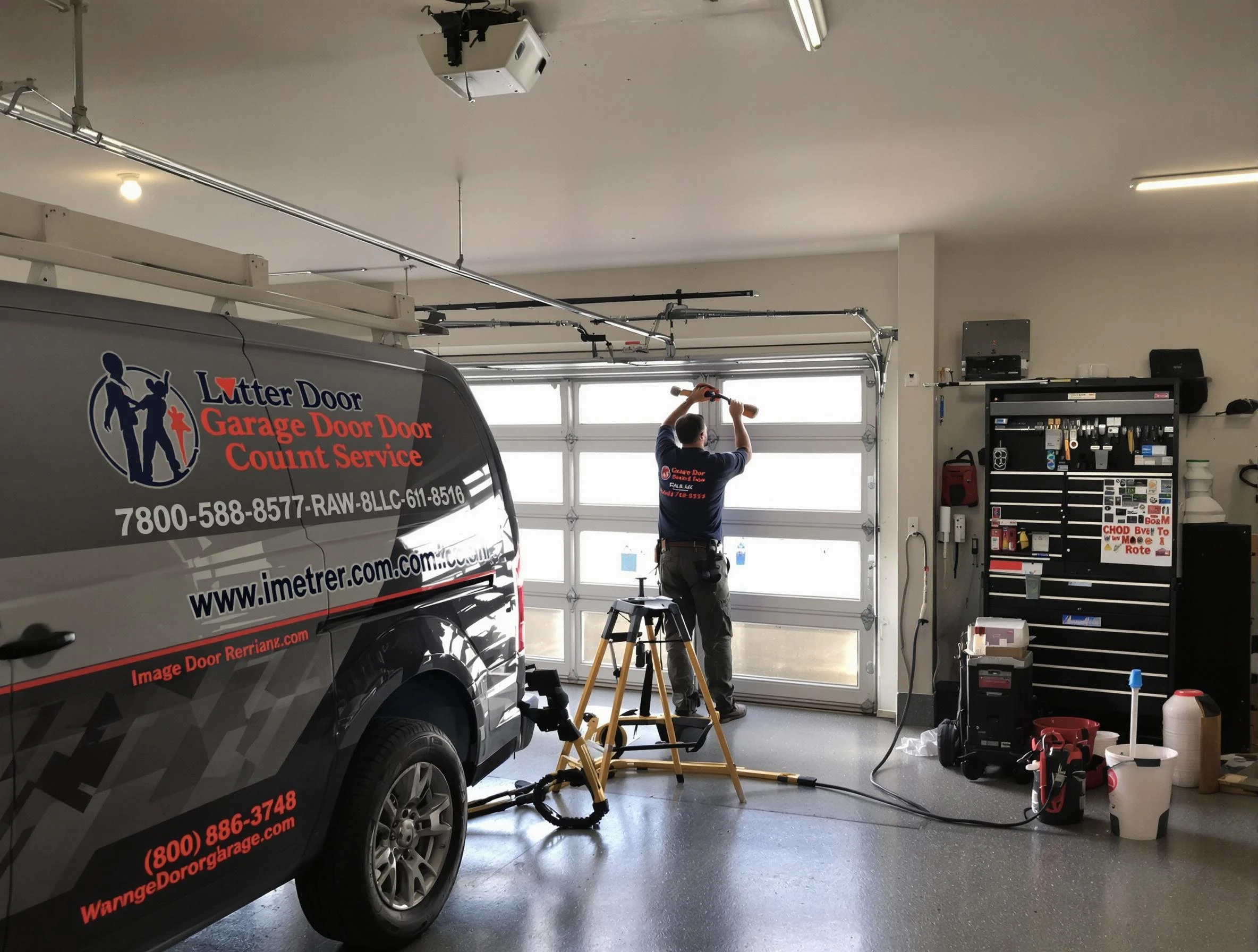 Miami Garage Door Repair rapid response team performing same-day repair in Miami